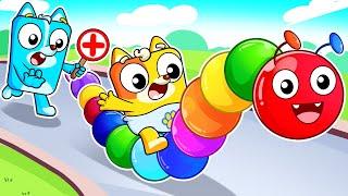 Police VS Hungry Worm | Good Habits | Kids Songs & Nursery Rhymes By Baby Ringo