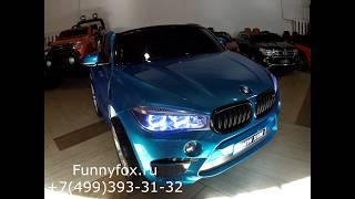 Детский электромобиль BMW X6 М Двухместный. Обзор