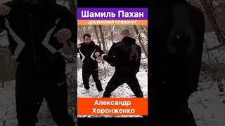 Тренировка в парке! Шамиль Пахан х Александр Хоронженко.