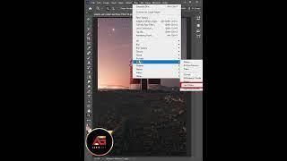 lens flare effect in photoshop | #shorts