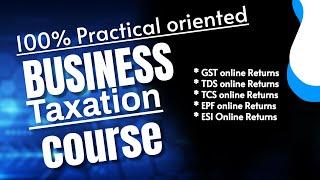 #Taxation Course training on #gst  #tds #tcs #epf  #accountant #tax consultant