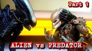 Alien Vs. Predator Stop Motion #1 || AG Stop Motion