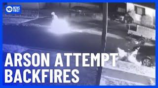 Sydney Arsonist Accidentally Sets Himself Alight Trying To Light Car On Fire | 10 News First