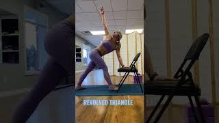 Yoga Sequence Using a Chair