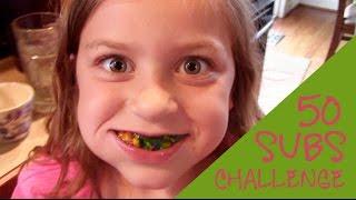 Air Heads Xtremes Challenge to Celebrate 50 Subs | Crazy8Family