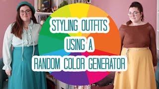 Styling Outfits Using a Random Color Generator! | Kayla Marie