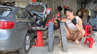 Young Girl Restores Old Rusty Machines, Old Cars, to be Able to Reuse, to Serve Life P.5