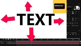 How to center align text in After Effects. After effects tutorial. After effects beginner.