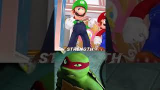 Mario and Luigi Vs Leonardo and ralpheal