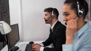 Call Center Free Video Clip 4K