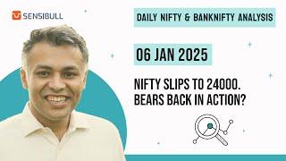 NIFTY & BANK NIFTY Analysis for Tomorrow | Stock Market Outlook | 06 January 2025, Monday