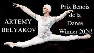 Artemy Belyakov 2024 Winner of the Prix Benois de la Danse!