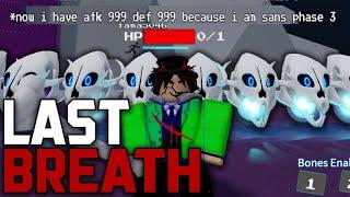 PLAYABLE LAST BREATH SANS / LAST BREATH SANS SHOWCASE | (Undertale Test Place Reborn / SoulShatters)