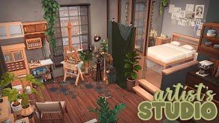 Messy Artist's Studio Apartment 🪴 | The Sims 4 Speed Build