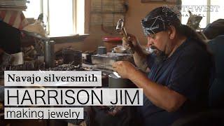 "Harrison Jim" Traditional technic making jewelry Native American (Navajo)Jewelry artist