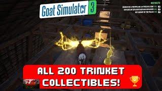 Goat Simulator 3 - Try Hard 2.0 Achievement/Trophy! *Collect ALL 200 Trinkets*