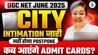 UGC NET City Intimation 2025 June | UGC NET Admit Card 2025 | UGC NET New Update | JRFAdda