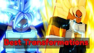 SHOWCASING THE BEST TRANSFORMATION ANIMATIONS IN Dragon Ball Rage (all forms)