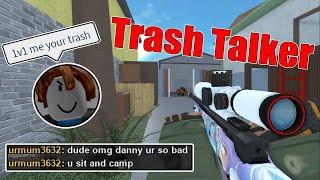 1v1ing a TRASH TALKER in Counter Blox...