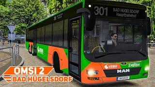 OMSI 2 Bad Hügelsdorf: Überfüllter Bus auf der Linie 301 | MAN A25 | Bus Simulator