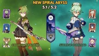 New Spiral Abyss 5.1.2 4 Star Only F2P Team |  New Spiral Abyss 5.1.2 and Build | Genshin Impact