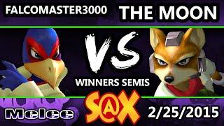 S@X - FalcoMaster3000 (Falco) Vs. CTRL | The Moon (Fox) SSBM Winners Semis - Melee