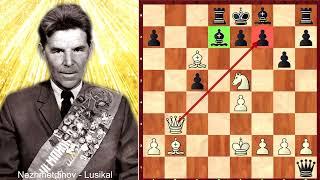 This Game is Magical | Nezhmetdinov vs Lusikal |