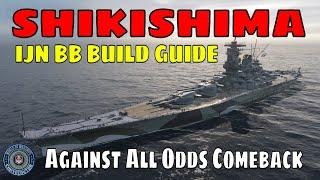 Shikishima IJN Japanese Battleships World of Warships Wows Build Guide