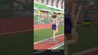 Hana Moll wins her second NCAA Championship and breaks the outdoor record 