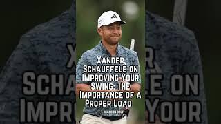 Xander Schauffele on Improving Your Swing: The Importance of a Proper Load