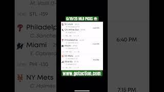 6/19/25 MLB PICKS ️ 2 plays. #gotaction #sportspicks #mlbaction #sportspredictions #mlb #picks