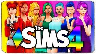 СОЗДАЕМ РАДУЖНУЮ СЕМЕЙКУ В THE SIMS 4 (RAINBOW CAS THE SIMS 4)