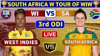 South Africa Women vs West Indies Women, 3rd ODI | SAW vs WIW 3rd ODI Live Score & Commentary