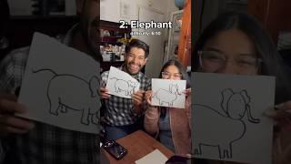 Drawing Challenge vs Girlfriend  #shorts #fyp #couple #viral