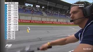 FIA Formula 2 Austria 2018 Race1 Last Lap Markelov Show