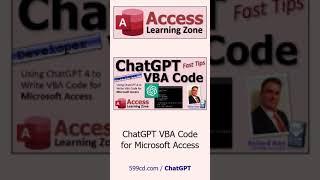 Enhance Your Microsoft Access Database with ChatGPT-Generated VBA Code #shorts #msaccess