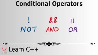 Learn Programming with C++ - Conditional Operators