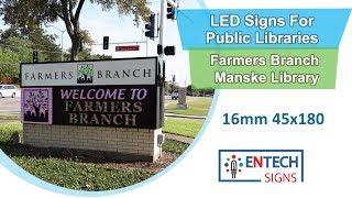 LED Signs for Public Libraries | Advertise Events & Workshops! | 16MM Digital Signage