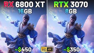 RX 6800 XT vs RTX 3070 | Test in 15 Games | 4K