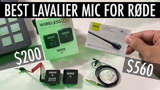 Best Lavalier Mic for RØDE Wireless GO: DPA 4063, Lavalier GO, smartLav+, Shure MVL Compared