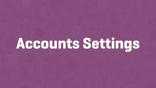 Accounts Settings - WooCommerce Guided Tour