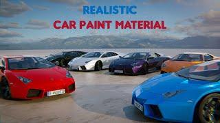 Easy Car Paint in Blender || Blender Car Paint || Car Paint Material and Shading