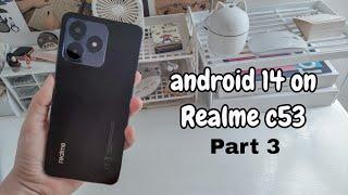 Android 14 Update On Realme C53 | UI Design Change  Aesthetic android phone 