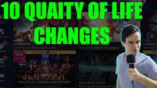 10 Quality Of Life Changes I Want To See In Injustice 2 Mobile