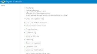 Migration ownCloud 10 to Nextcloud 12