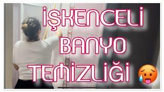 TEMİZLİK VLOG / BANYO TEMİZLİĞİ / ÇAMAŞIR SUYU MAHVETTİ 