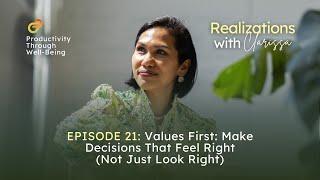 Episode 21 │ Values First: Make Decisions That Feel Right (Not Just Look Right) [ENG]