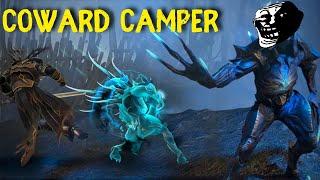 He's such a coward  Laughing after camping ‍|| Hardcore camper in sf4  || Shadow Fight 4 arena