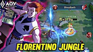 AOV : FLORENTINO GAMEPLAY | IN JUNGLE - ARENA OF VALOR LIÊNQUÂNMOBILE ROV