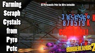 Borderlands 2: Farming Seraph Cystals from Raid Boss: Pyro Pete the Ultra Invincible